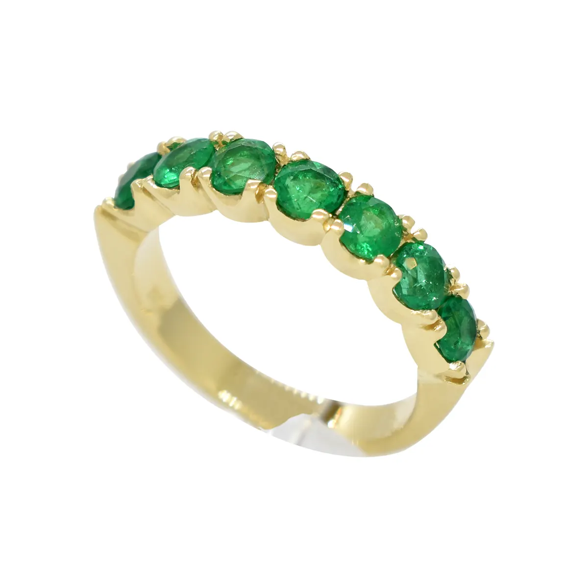 Emerald & Diamond Band - Safian & Rudolph Jewelers